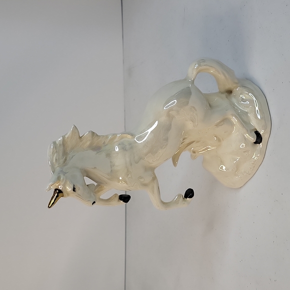 Vintage Ceramic Unicorn Figurine - Picture 2 of 12